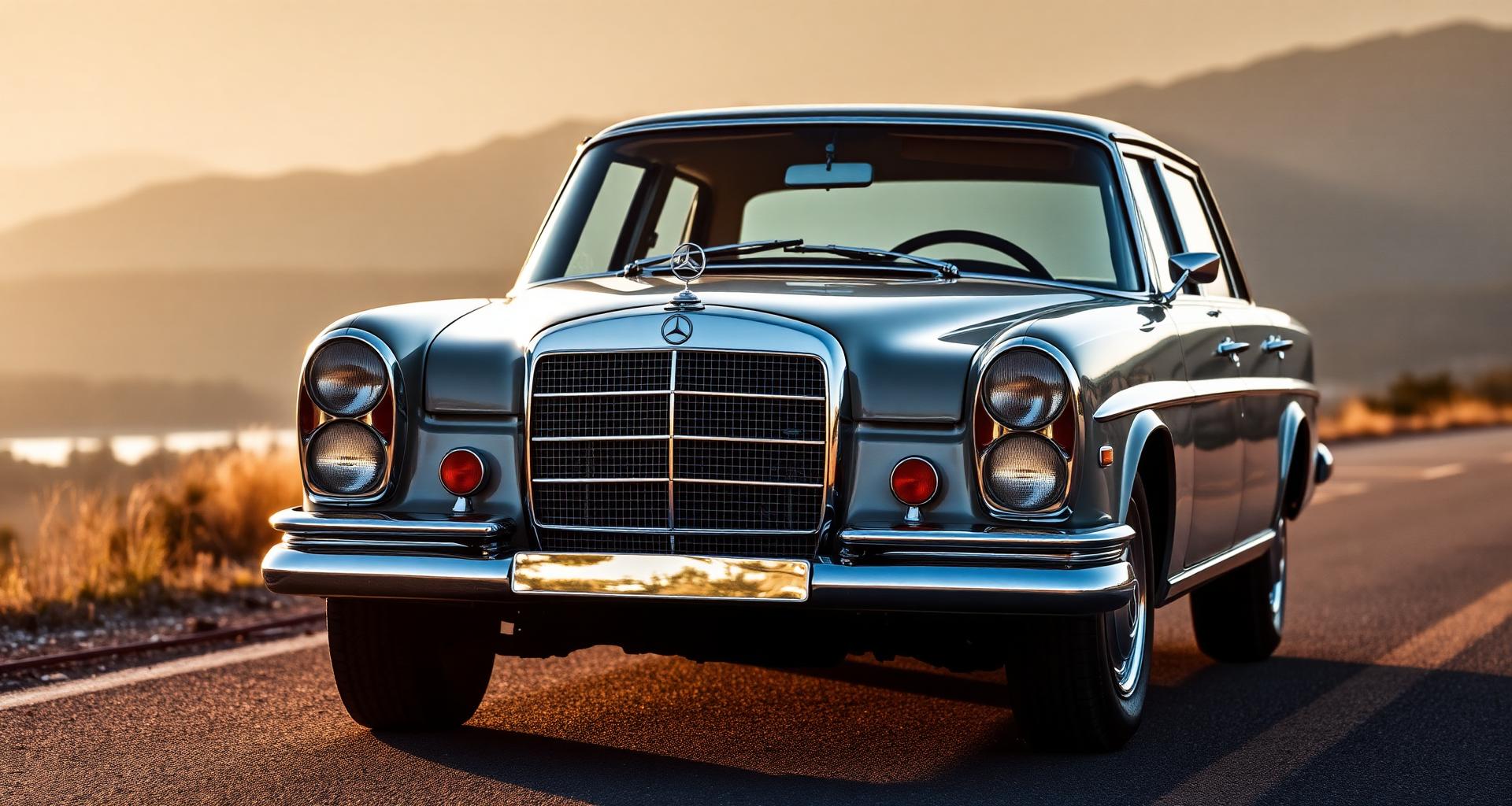 Klassisk Mercedes-Benz W108 – vi köper veteranbilar